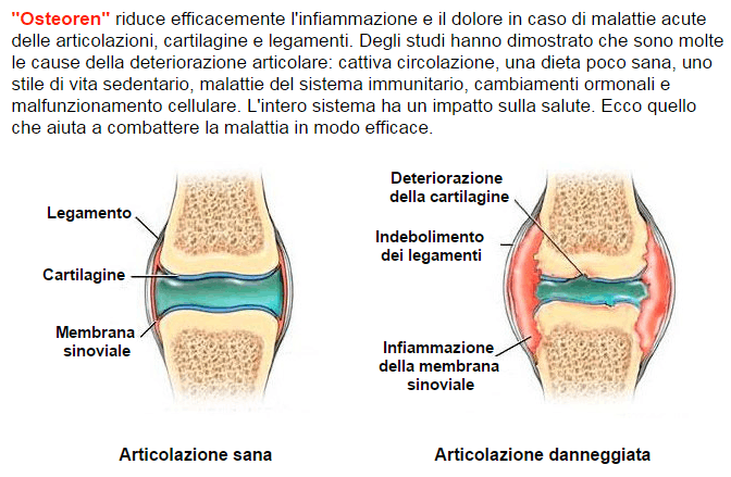 come agisce osteoren sulle articolazioni