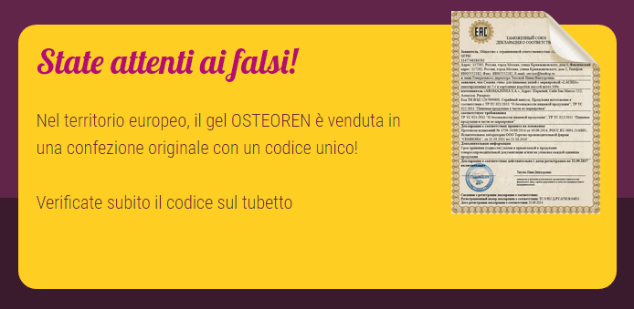 osteoren si può acquistare in farmacia