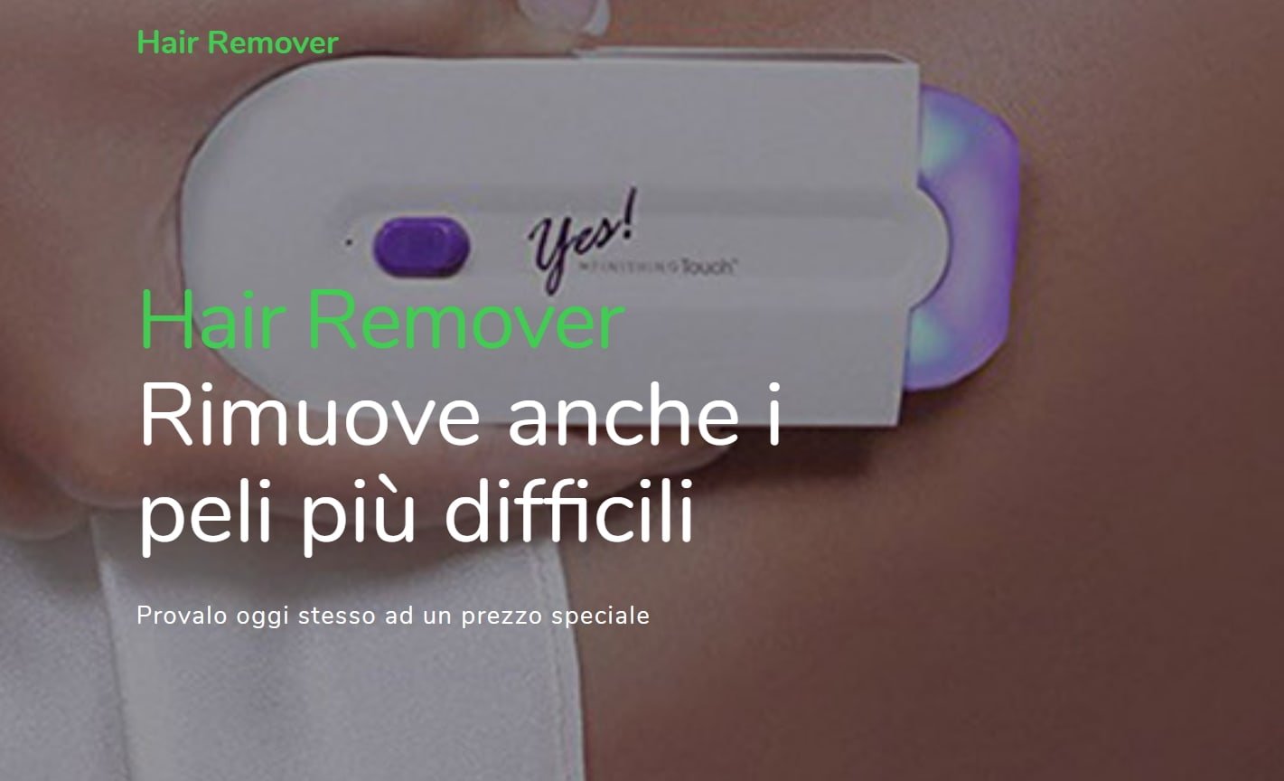 hair remover depilatore indolore funziona